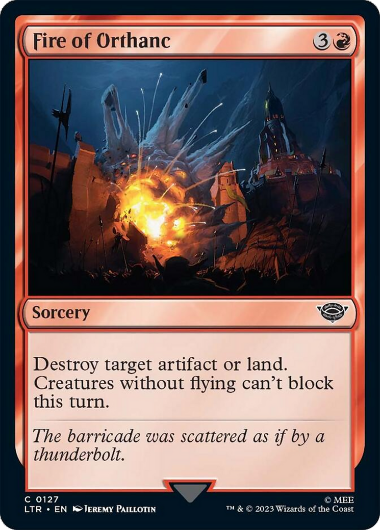 Fire of Orthanc [The Lord of the Rings: Tales of Middle-Earth] | Jomio and Rueliete's Cards and Comics