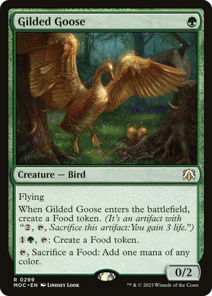 Gilded Goose [March of the Machine Commander] | Jomio and Rueliete's Cards and Comics
