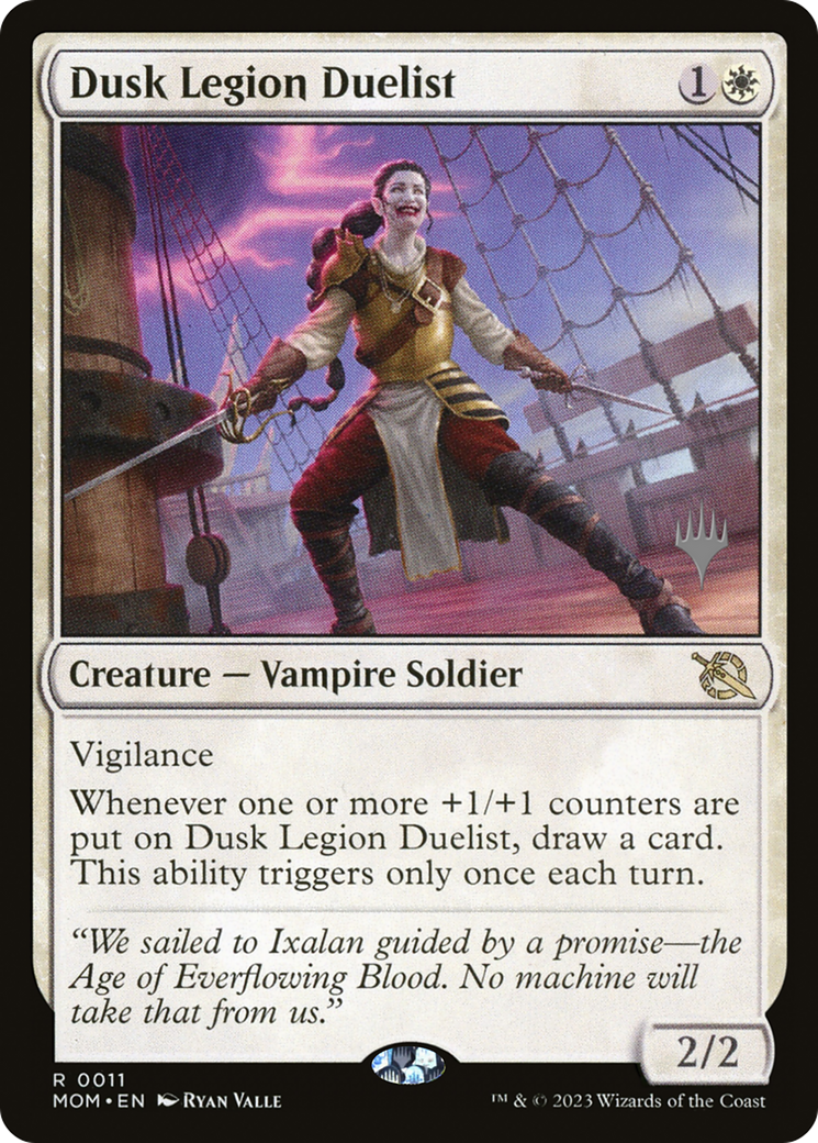 Dusk Legion Duelist (Promo Pack) [March of the Machine Promos] | Jomio and Rueliete's Cards and Comics