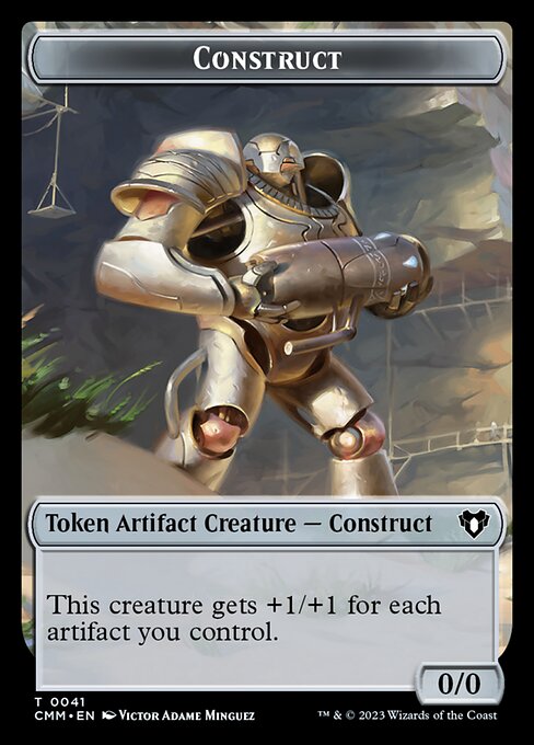 Servo // Construct (0041) Double-Sided Token [Commander Masters Tokens] | Jomio and Rueliete's Cards and Comics