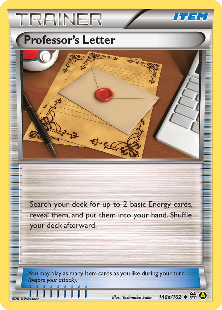 Professor's Letter (146a/162) [Alternate Art Promos] | Jomio and Rueliete's Cards and Comics