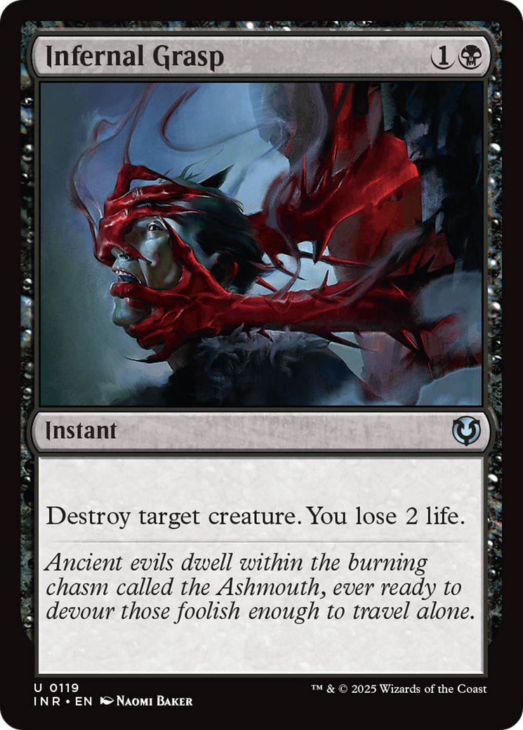 Infernal Grasp [Innistrad Remastered] | Jomio and Rueliete's Cards and Comics