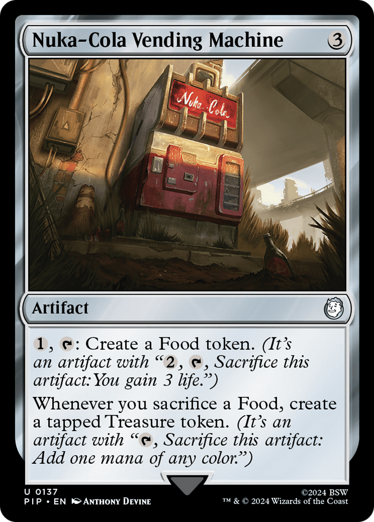 Nuka-Cola Vending Machine [Fallout] | Jomio and Rueliete's Cards and Comics