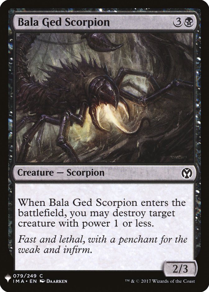 Bala Ged Scorpion [Mystery Booster] | Jomio and Rueliete's Cards and Comics