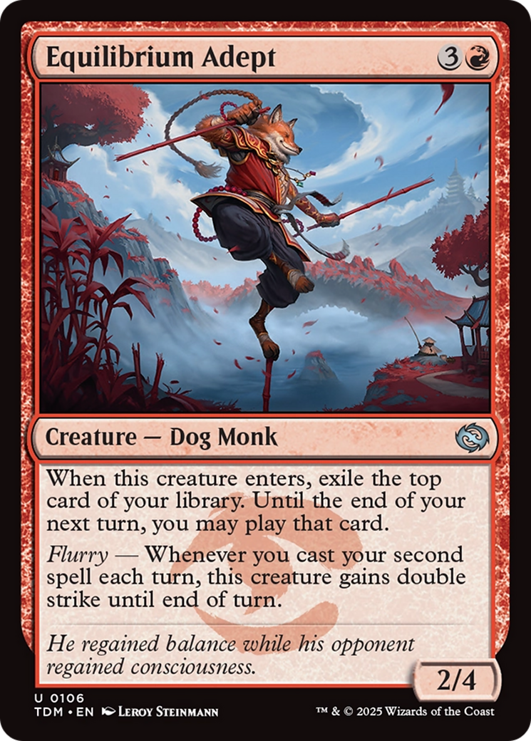 Equilibrium Adept [Tarkir: Dragonstorm] | Jomio and Rueliete's Cards and Comics