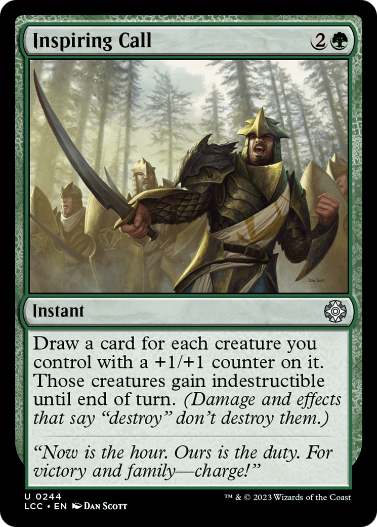 Inspiring Call [The Lost Caverns of Ixalan Commander] | Jomio and Rueliete's Cards and Comics