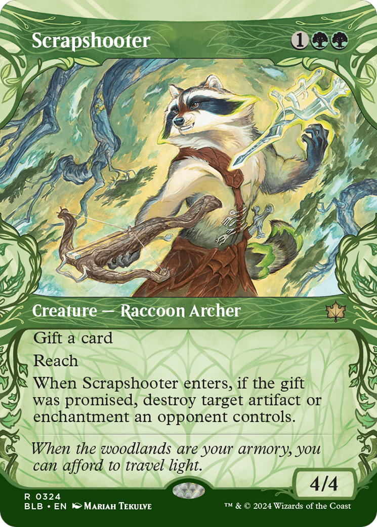 Scrapshooter (Showcase) [Bloomburrow] | Jomio and Rueliete's Cards and Comics