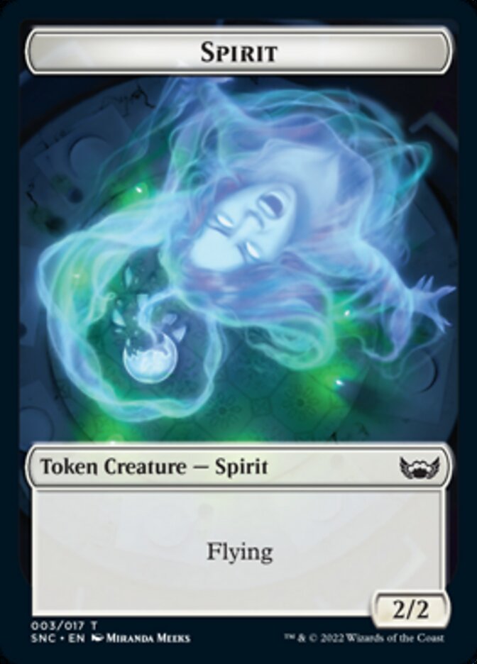 Treasure (017) // Spirit Double-Sided Token [Streets of New Capenna Tokens] | Jomio and Rueliete's Cards and Comics