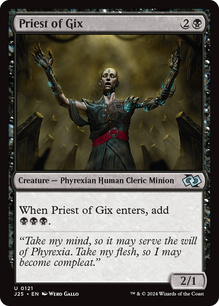 Priest of Gix [Foundations Jumpstart] | Jomio and Rueliete's Cards and Comics