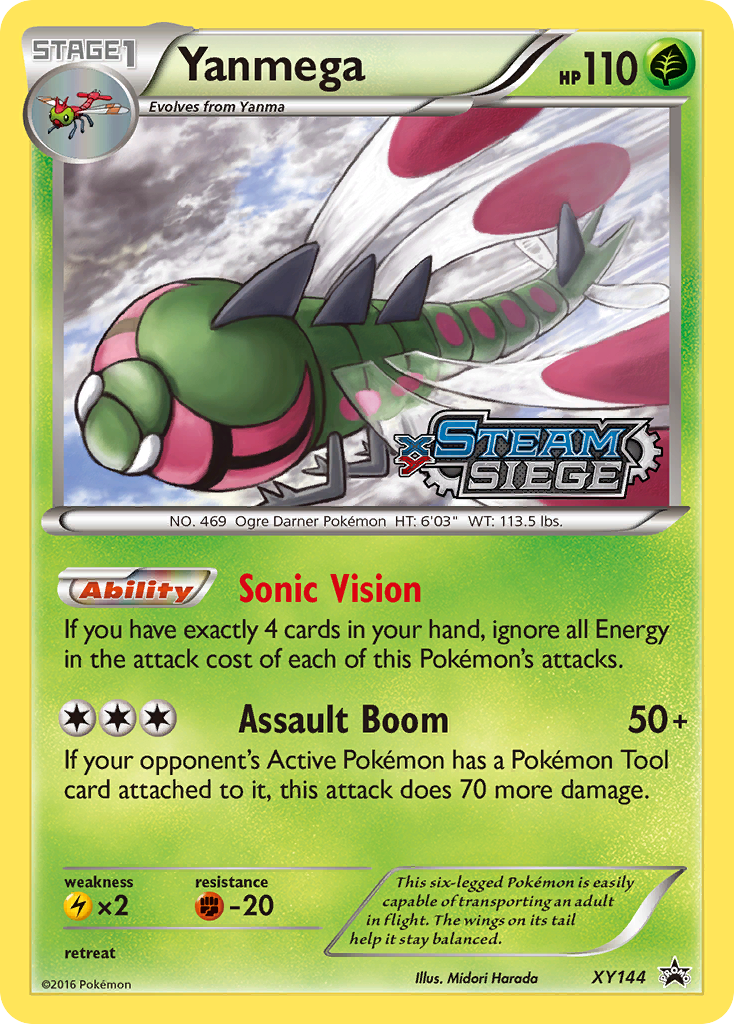 Yanmega (XY144) [XY: Black Star Promos] | Jomio and Rueliete's Cards and Comics