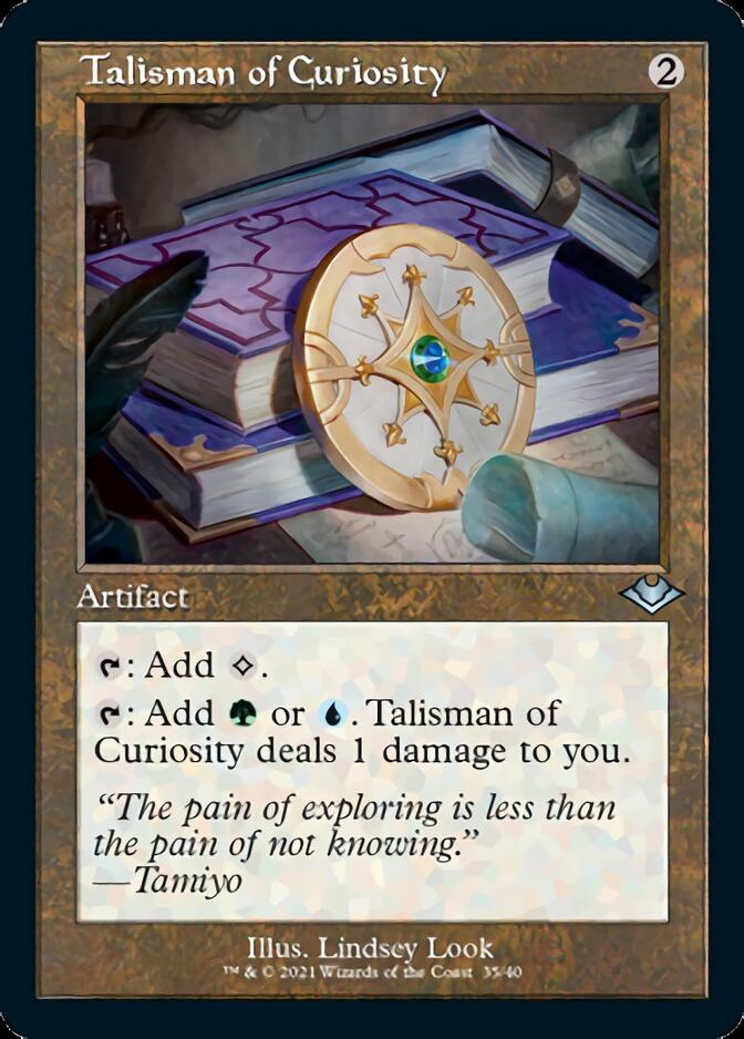 Talisman of Curiosity (Retro) [Modern Horizons] | Jomio and Rueliete's Cards and Comics