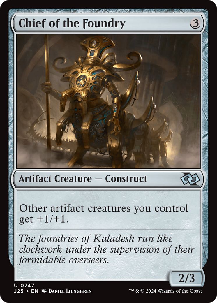 Chief of the Foundry [Foundations Jumpstart] | Jomio and Rueliete's Cards and Comics