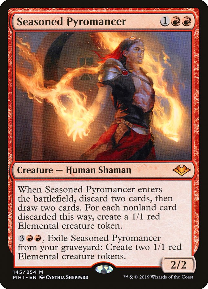 Seasoned Pyromancer [Modern Horizons] | Jomio and Rueliete's Cards and Comics