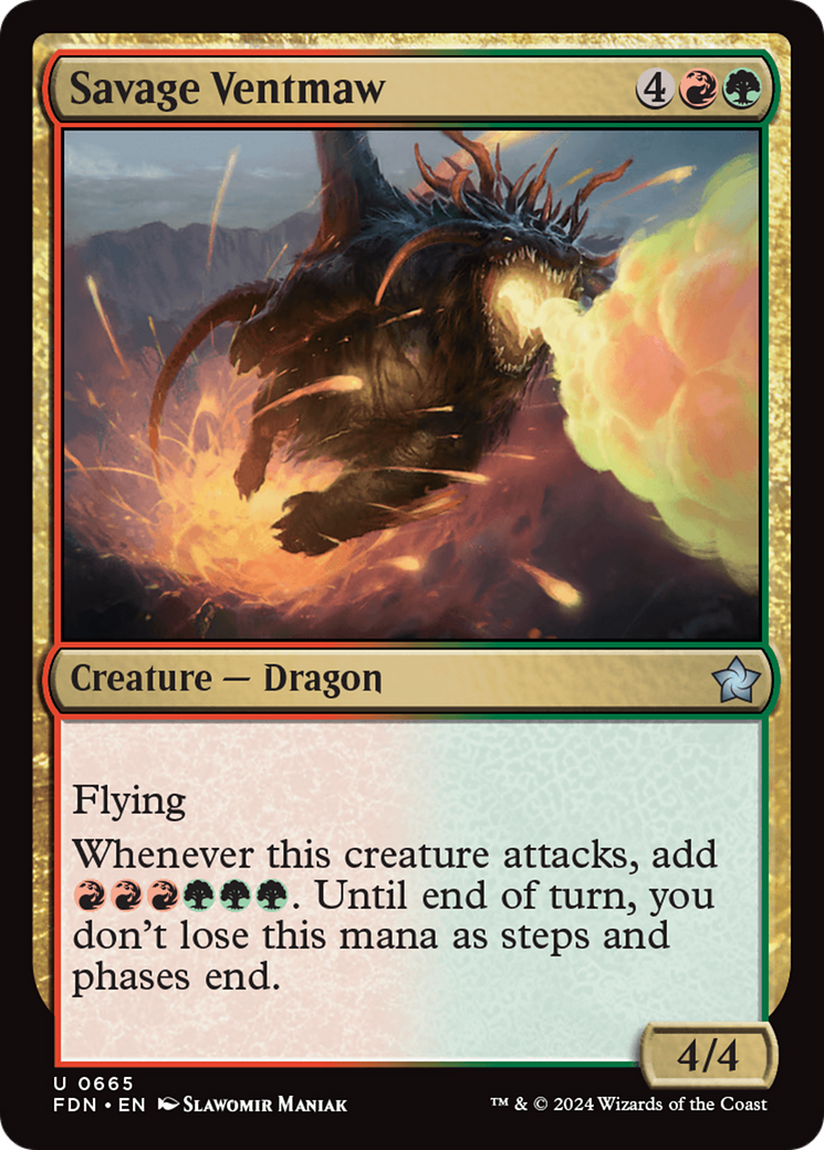 Savage Ventmaw [Foundations] | Jomio and Rueliete's Cards and Comics
