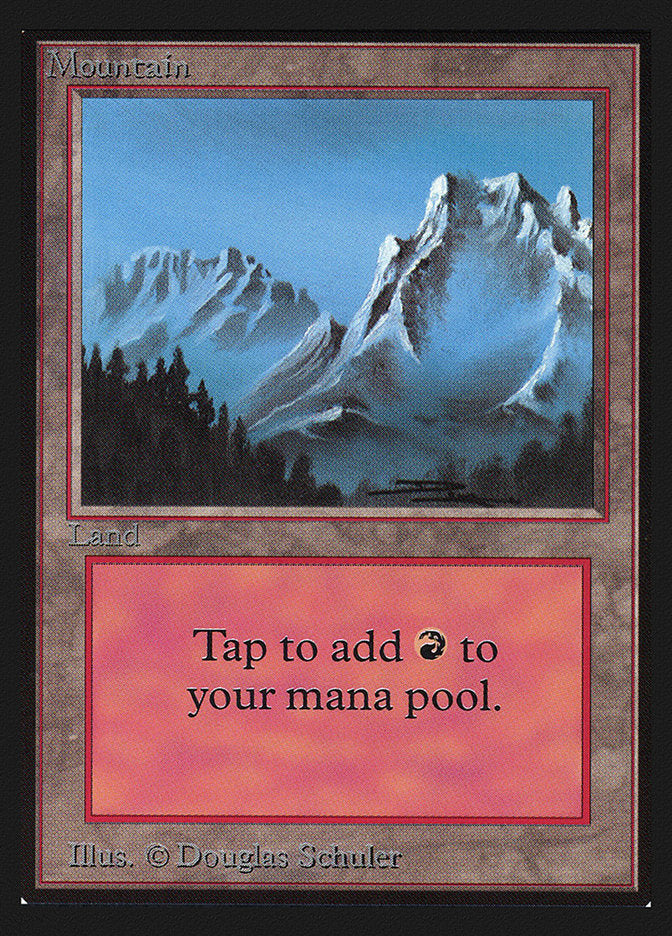 Mountain (Snow Top / Highest Point on Right) [Collectors' Edition] | Jomio and Rueliete's Cards and Comics