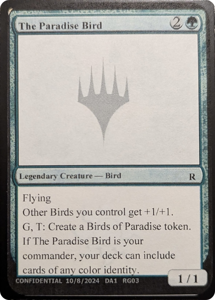 The Paradise Bird [Mystery Booster 2 Playtest Cards] | Jomio and Rueliete's Cards and Comics
