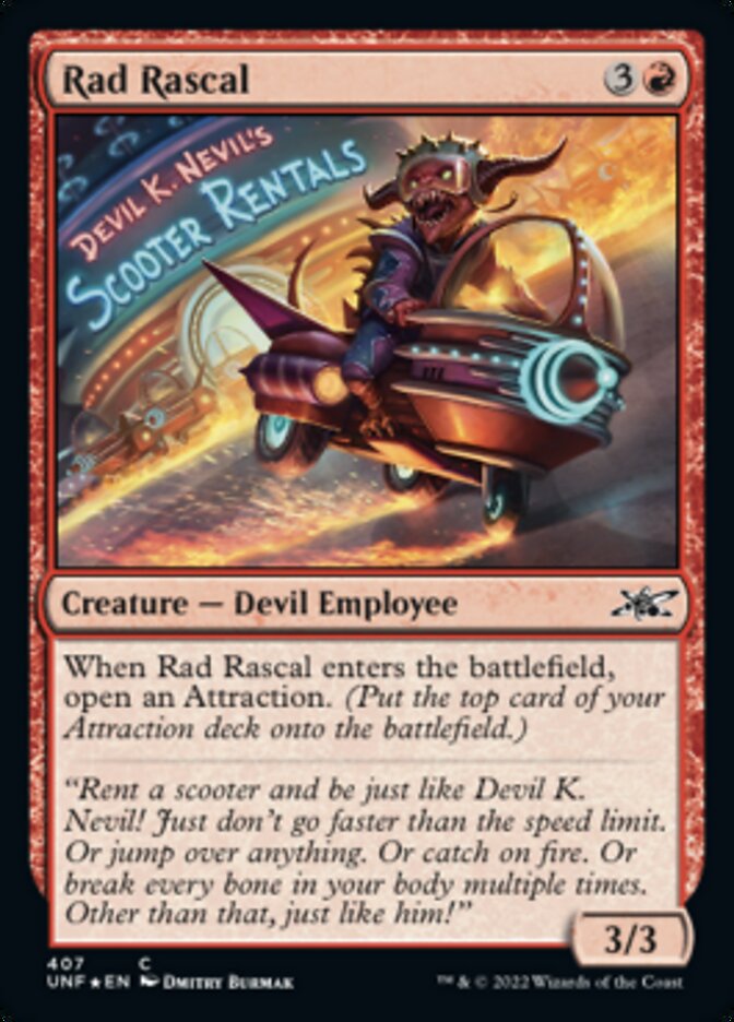 Rad Rascal (Galaxy Foil) [Unfinity] | Jomio and Rueliete's Cards and Comics