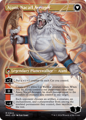 Ajani, Nacatl Pariah // Ajani, Nacatl Avenger (Borderless) [Modern Horizons 3] | Jomio and Rueliete's Cards and Comics