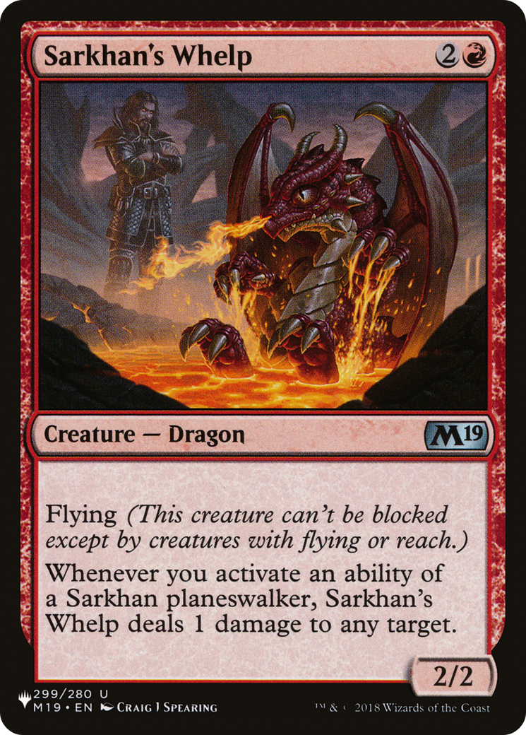 Sarkhan's Whelp [The List] | Jomio and Rueliete's Cards and Comics