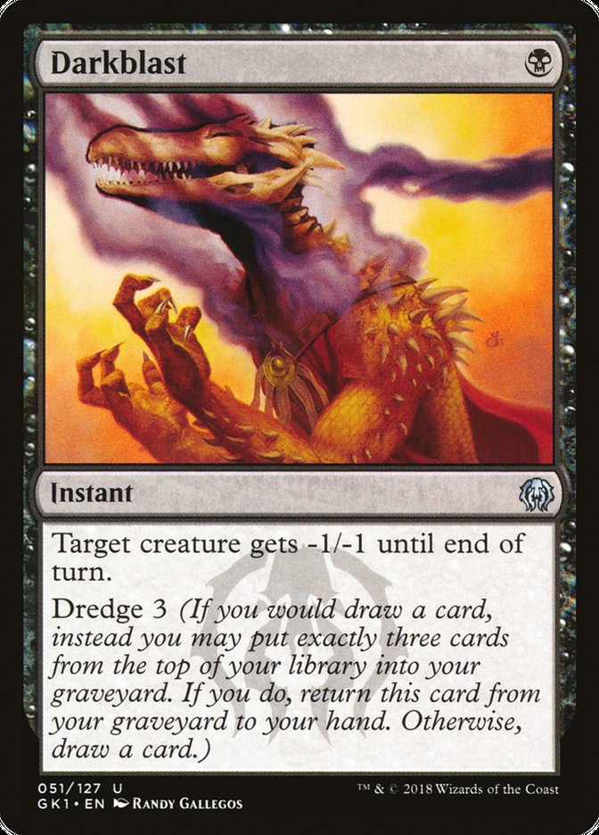 Darkblast [Guilds of Ravnica Guild Kit] | Jomio and Rueliete's Cards and Comics