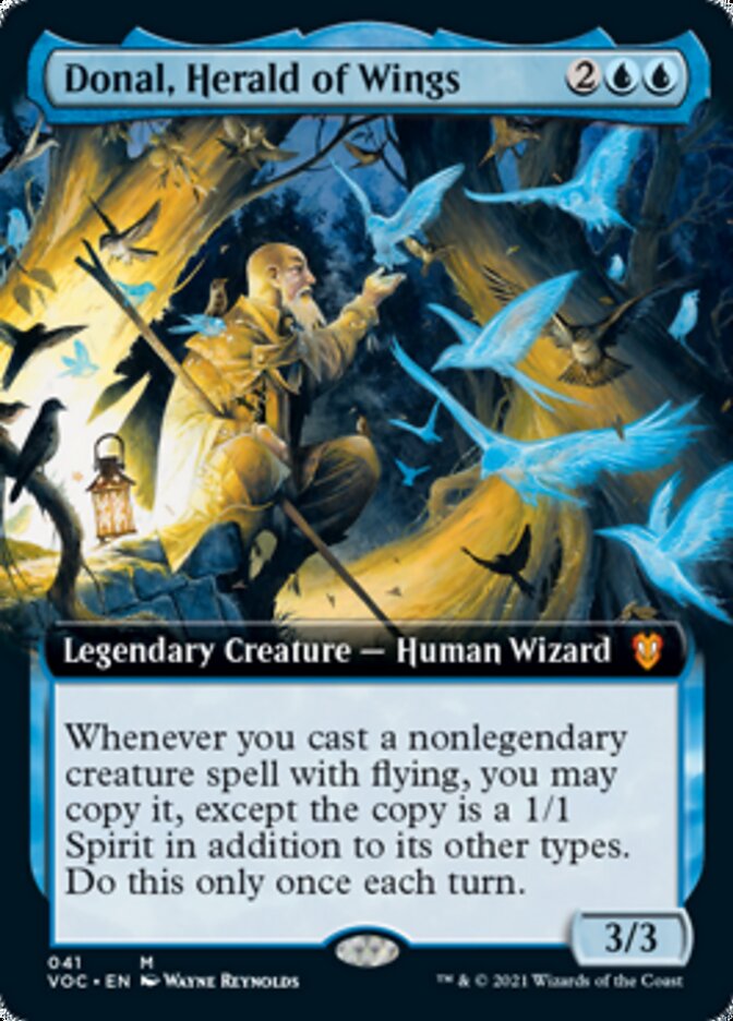 Donal, Herald of Wings (Extended Art) [Innistrad: Crimson Vow Commander] | Jomio and Rueliete's Cards and Comics