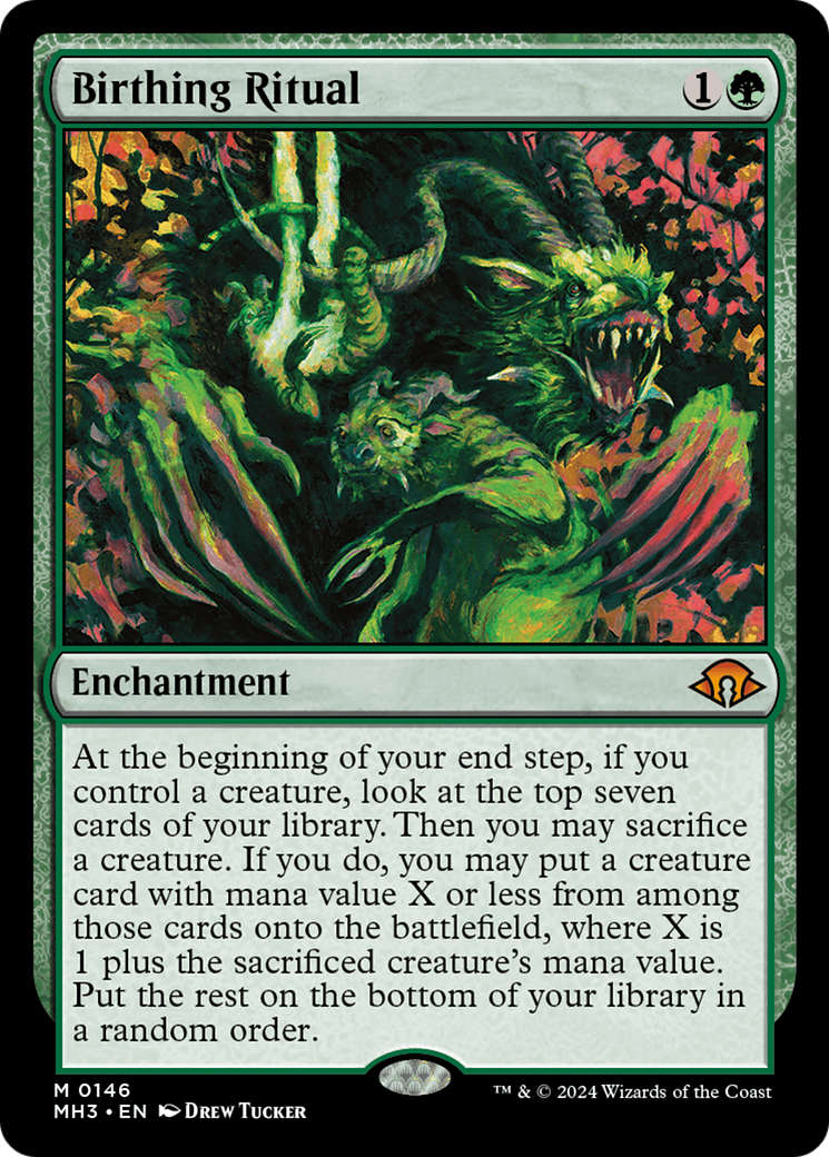 Birthing Ritual [Modern Horizons 3] | Jomio and Rueliete's Cards and Comics