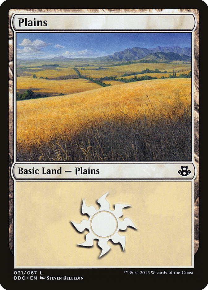 Plains (31) [Duel Decks: Elspeth vs. Kiora] | Jomio and Rueliete's Cards and Comics