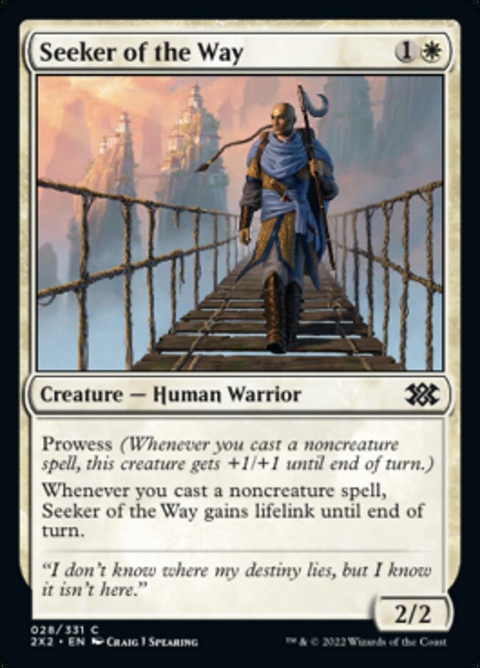 Seeker of the Way [Double Masters 2022] | Jomio and Rueliete's Cards and Comics