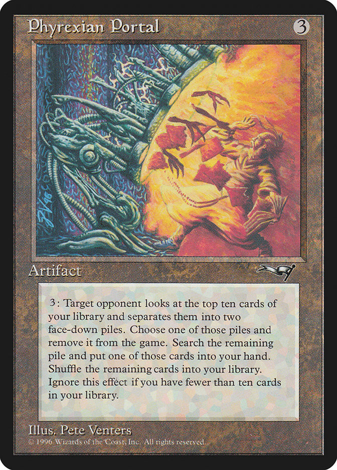 Phyrexian Portal [Alliances] | Jomio and Rueliete's Cards and Comics