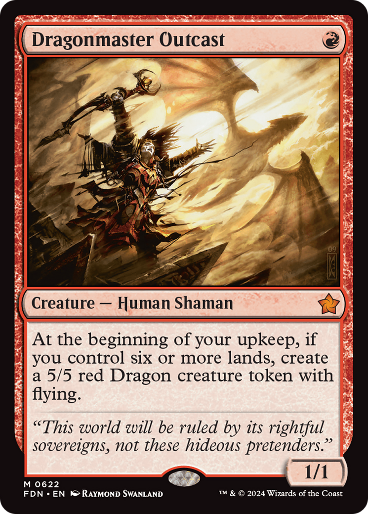 Dragonmaster Outcast [Foundations] | Jomio and Rueliete's Cards and Comics