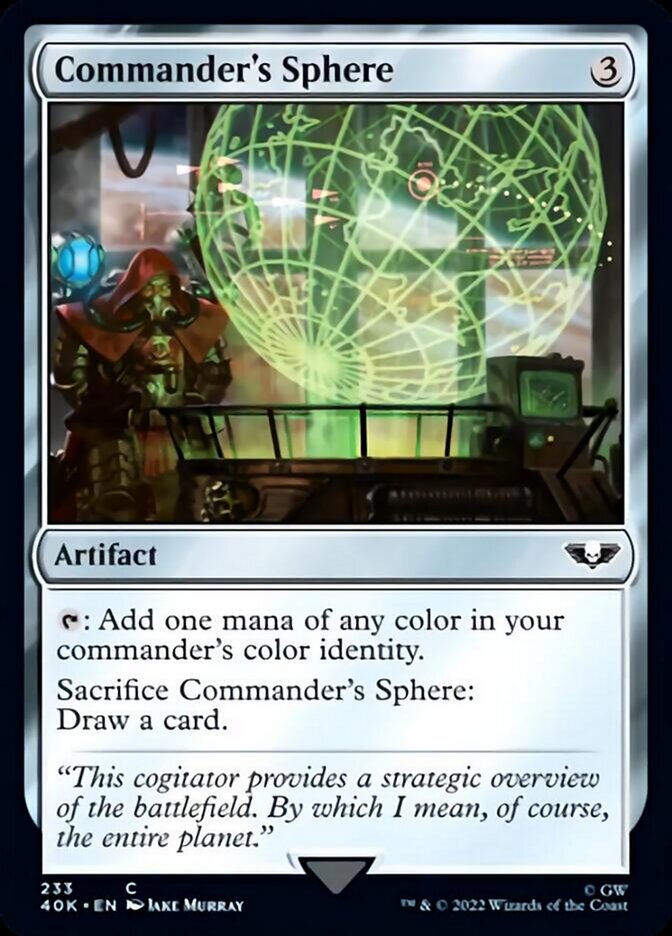 Commander's Sphere (233) [Warhammer 40,000] | Jomio and Rueliete's Cards and Comics