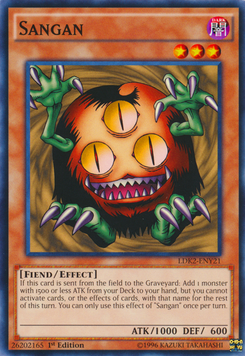 Sangan [LDK2-ENY21] Common | Jomio and Rueliete's Cards and Comics