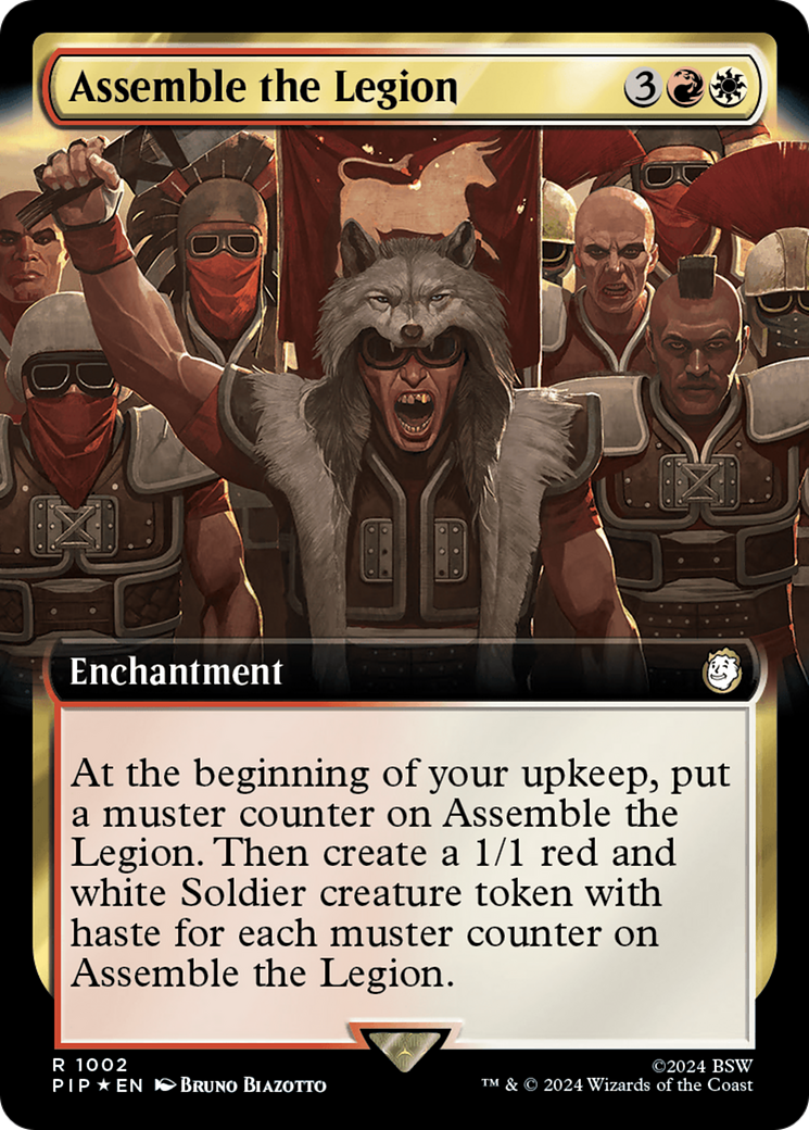 Assemble the Legion (Extended Art) (Surge Foil) [Fallout] | Jomio and Rueliete's Cards and Comics