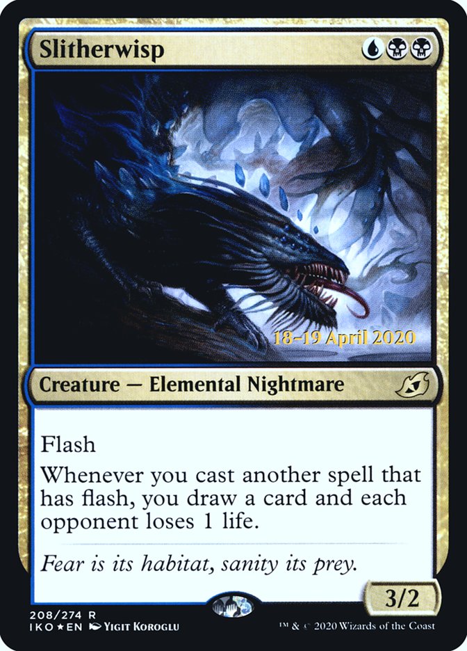 Slitherwisp [Ikoria: Lair of Behemoths Prerelease Promos] | Jomio and Rueliete's Cards and Comics