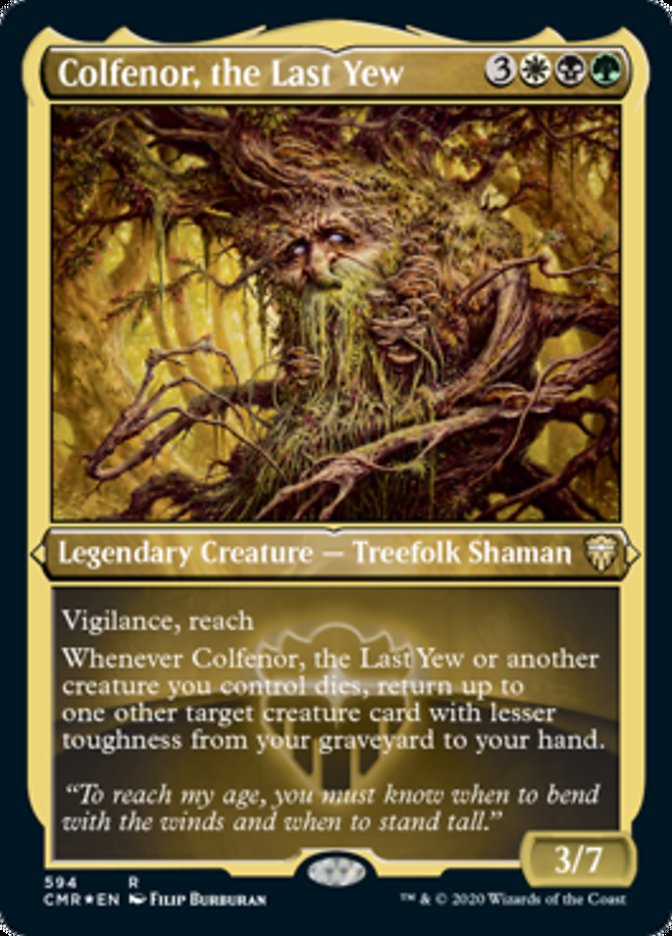 Colfenor, the Last Yew (Etched) [Commander Legends] | Jomio and Rueliete's Cards and Comics