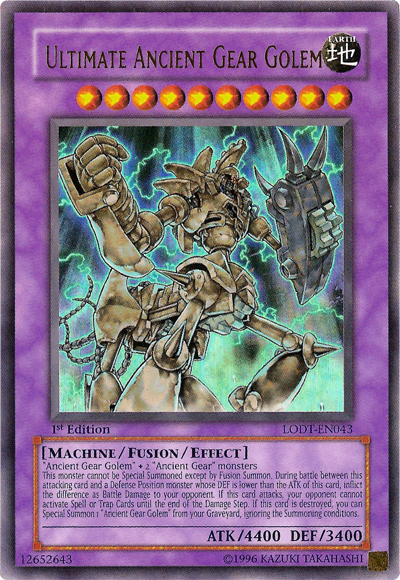 Ultimate Ancient Gear Golem [LODT-EN043] Ultra Rare | Jomio and Rueliete's Cards and Comics