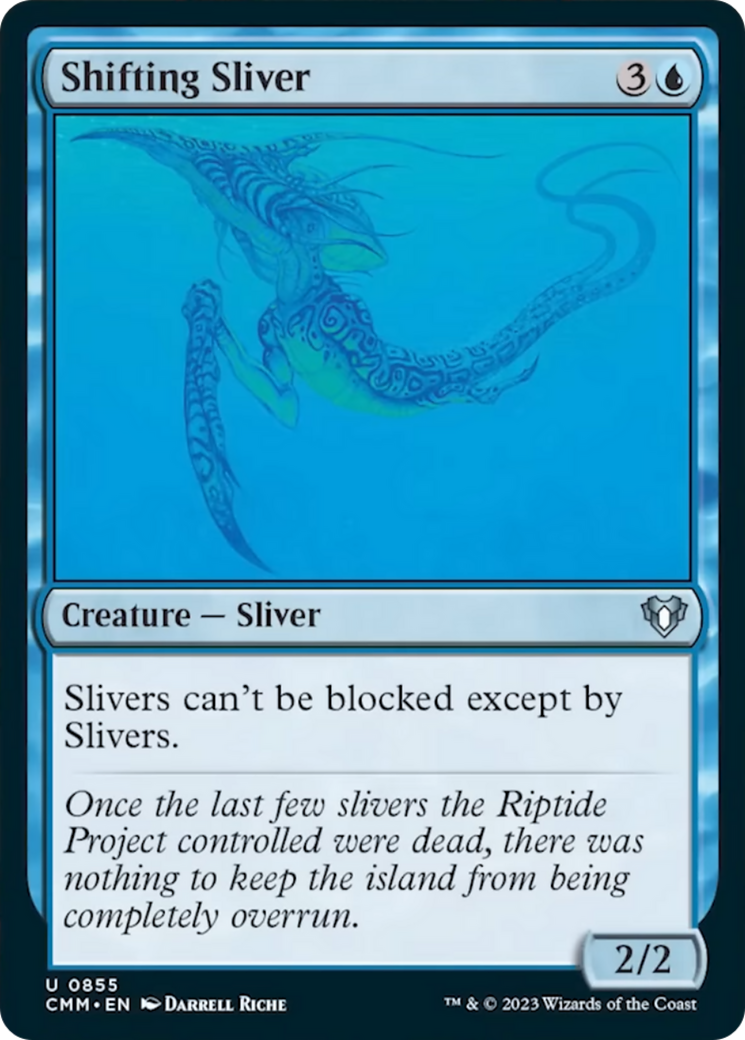 Shifting Sliver [Commander Masters] | Jomio and Rueliete's Cards and Comics
