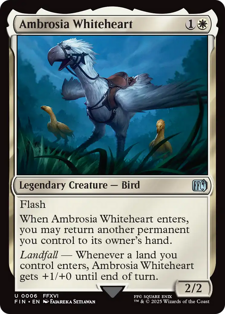 Ambrosia Whiteheart [FINAL FANTASY] | Jomio and Rueliete's Cards and Comics