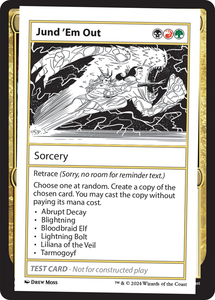 Jund 'Em Out [Mystery Booster 2 Playtest Cards] | Jomio and Rueliete's Cards and Comics