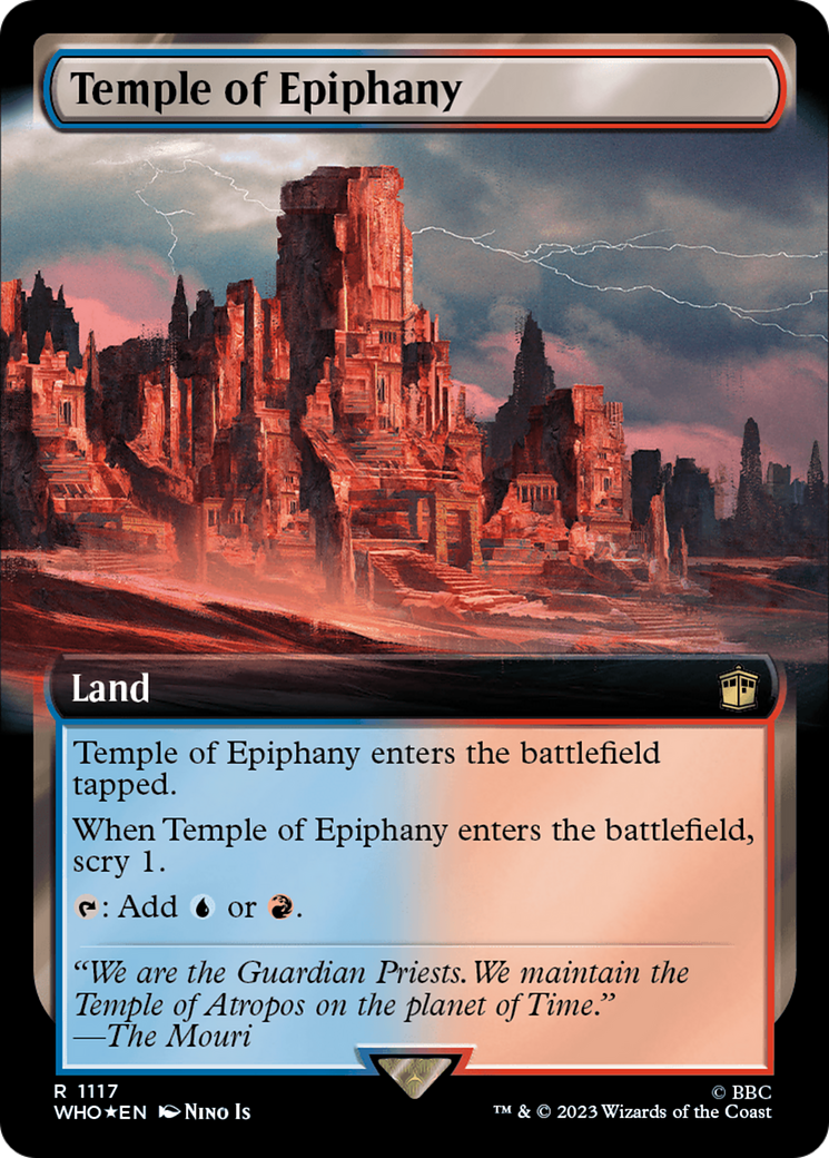 Temple of Epiphany (Extended Art) (Surge Foil) [Doctor Who] | Jomio and Rueliete's Cards and Comics