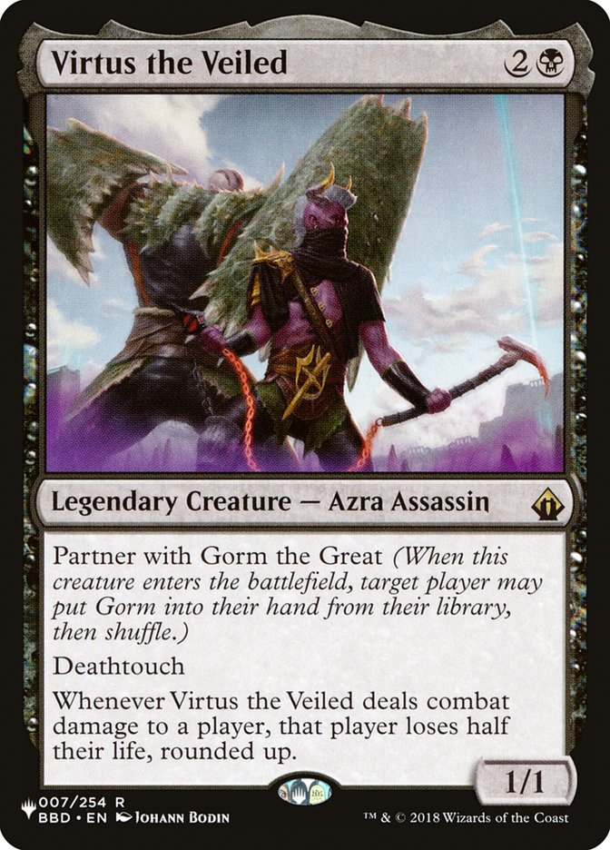 Virtus the Veiled [The List] | Jomio and Rueliete's Cards and Comics
