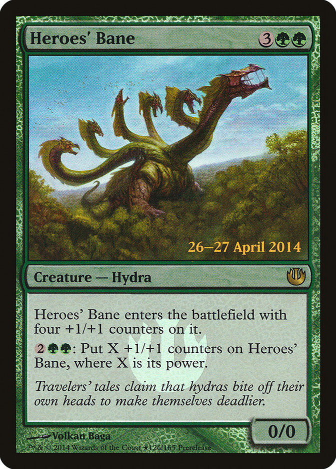 Heroes' Bane [Journey into Nyx Prerelease Promos] | Jomio and Rueliete's Cards and Comics
