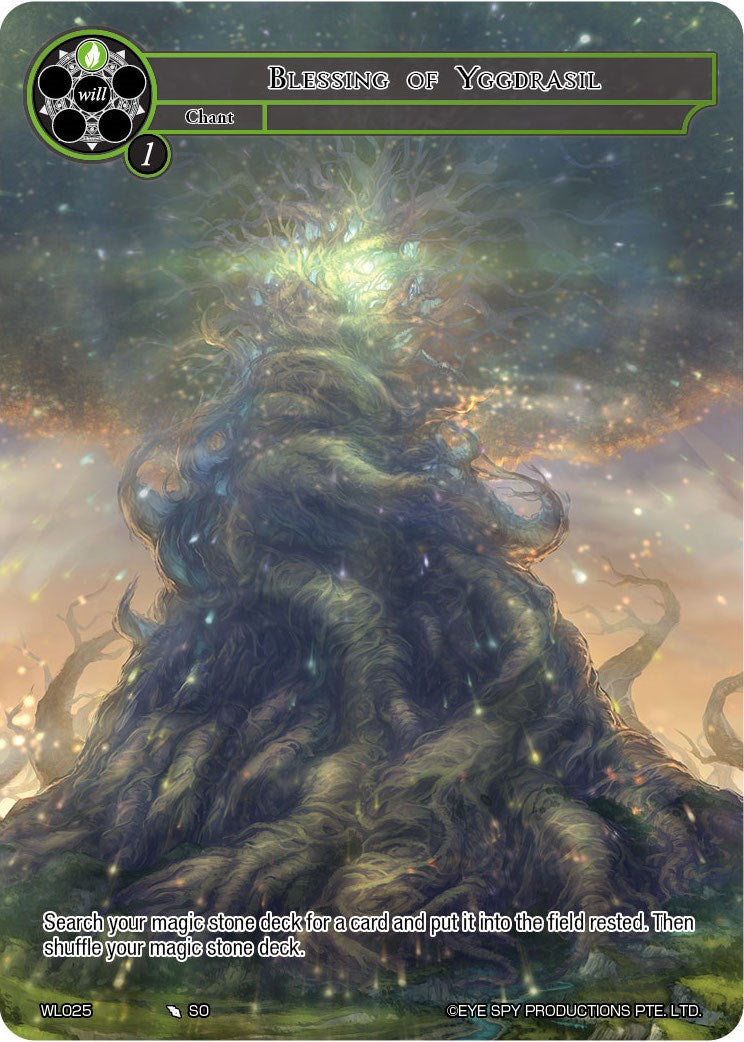 Blessing of Yggdrasil (WL025) [Promo Cards] | Jomio and Rueliete's Cards and Comics