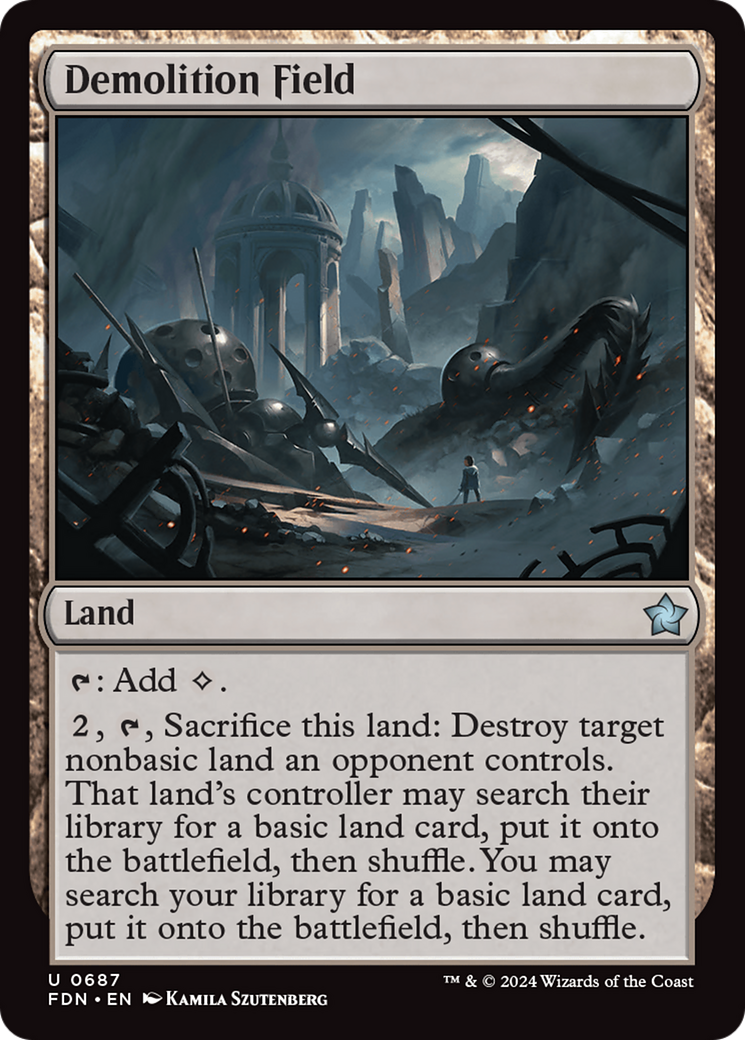 Demolition Field [Foundations] | Jomio and Rueliete's Cards and Comics