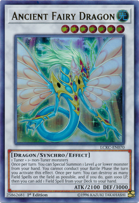 Ancient Fairy Dragon [LCKC-EN070] Ultra Rare | Jomio and Rueliete's Cards and Comics