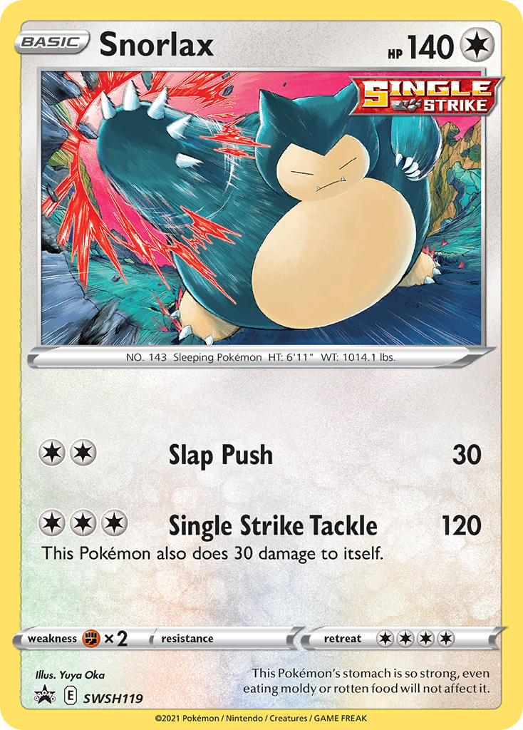 Snorlax (SWSH119) [Sword & Shield: Black Star Promos] | Jomio and Rueliete's Cards and Comics