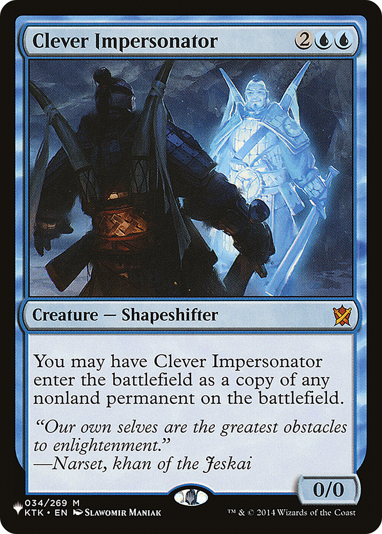 Clever Impersonator [The List] | Jomio and Rueliete's Cards and Comics