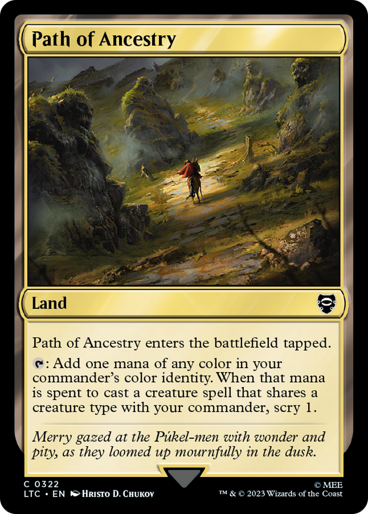 Path of Ancestry [The Lord of the Rings: Tales of Middle-Earth Commander] | Jomio and Rueliete's Cards and Comics