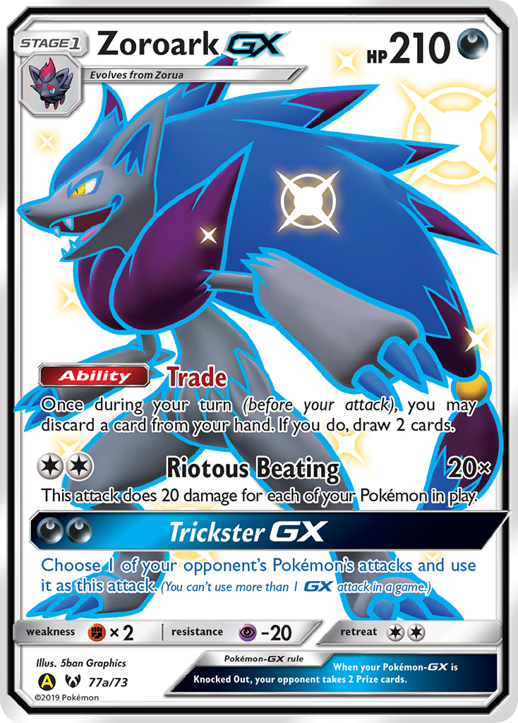 Zoroark GX (77a/73) [Alternate Art Promos] | Jomio and Rueliete's Cards and Comics