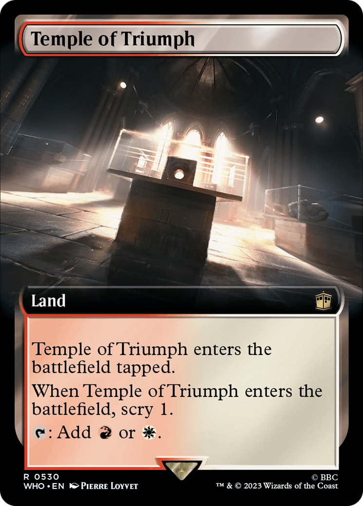 Temple of Triumph (Extended Art) [Doctor Who] | Jomio and Rueliete's Cards and Comics